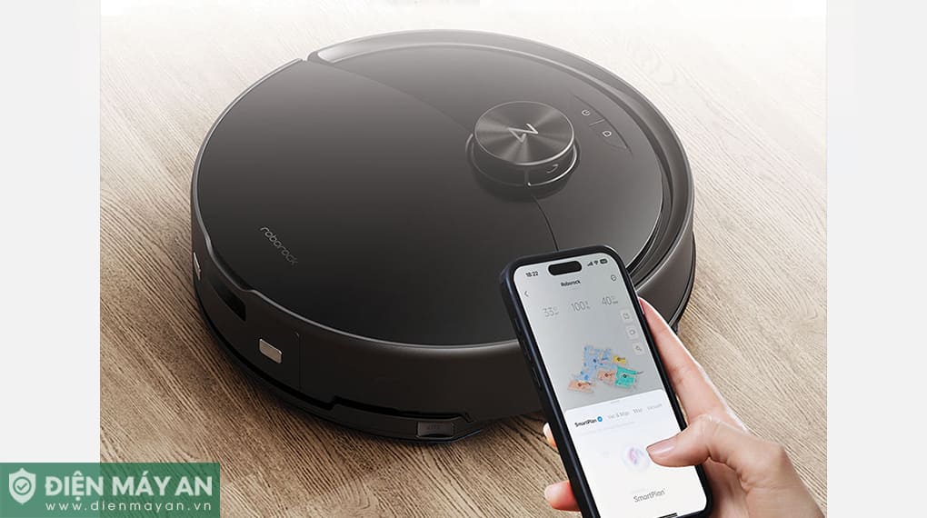 Robot hút bụi lau nhà Roborock Q10VF - Đen